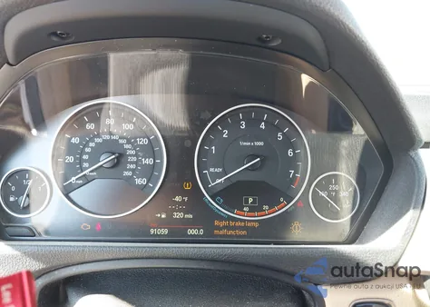 2013 BMW 328I from USA, damaged, VIN WBA3C1C57DK104154